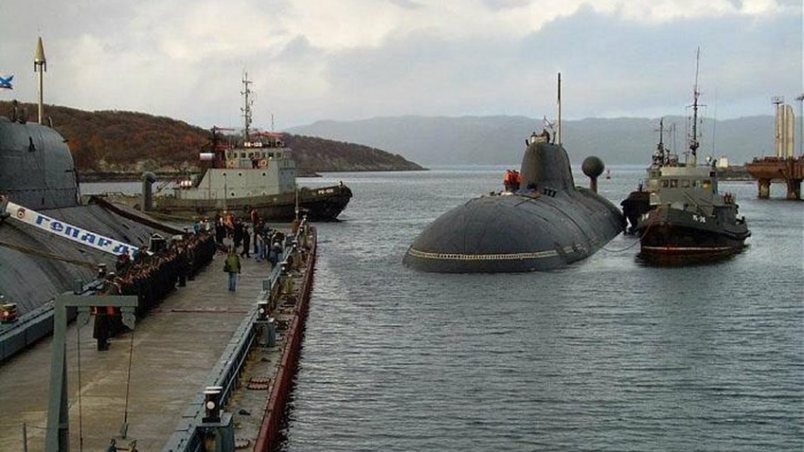 Nga trang bị tên lửa Kalibr-PL cho tàu ngầm hạt nhân Tigr